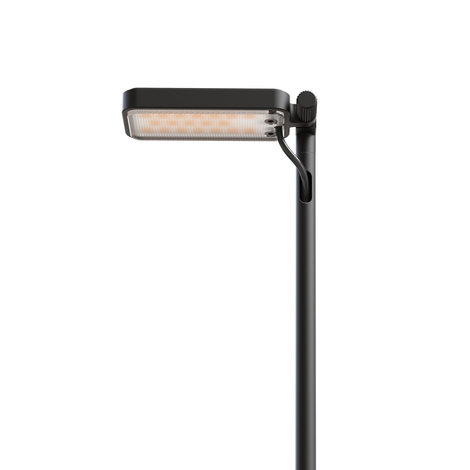 Luceplan LED-Wegelampe Flia, 120cm hoch, schwarz, Kunststoff