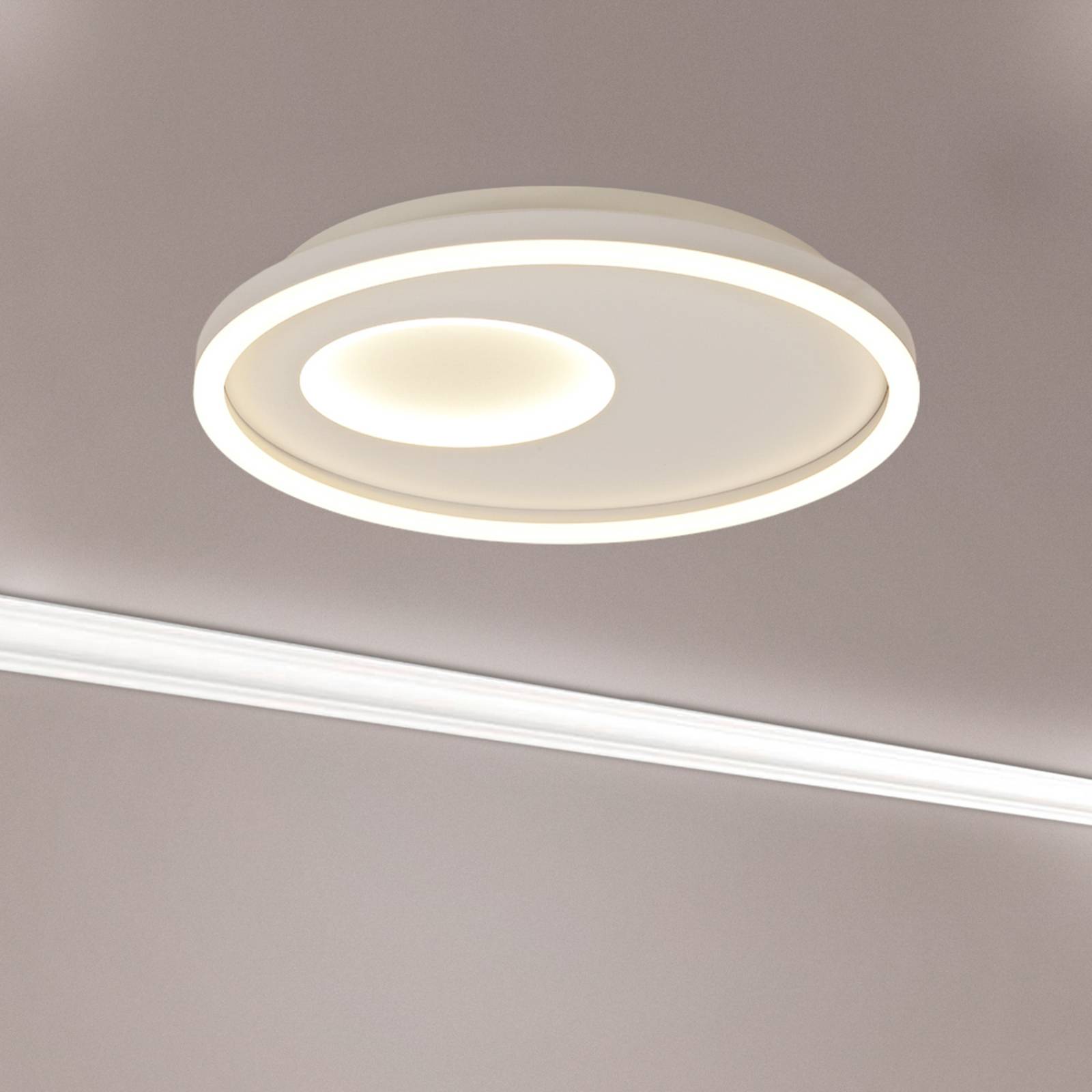 Mantra Iluminación Plafonnier LED Cratère blanc tunable white dim