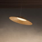 kdln LED piekaramā lampa Kate, zelta folija, 2700 K, Ø 90 cm