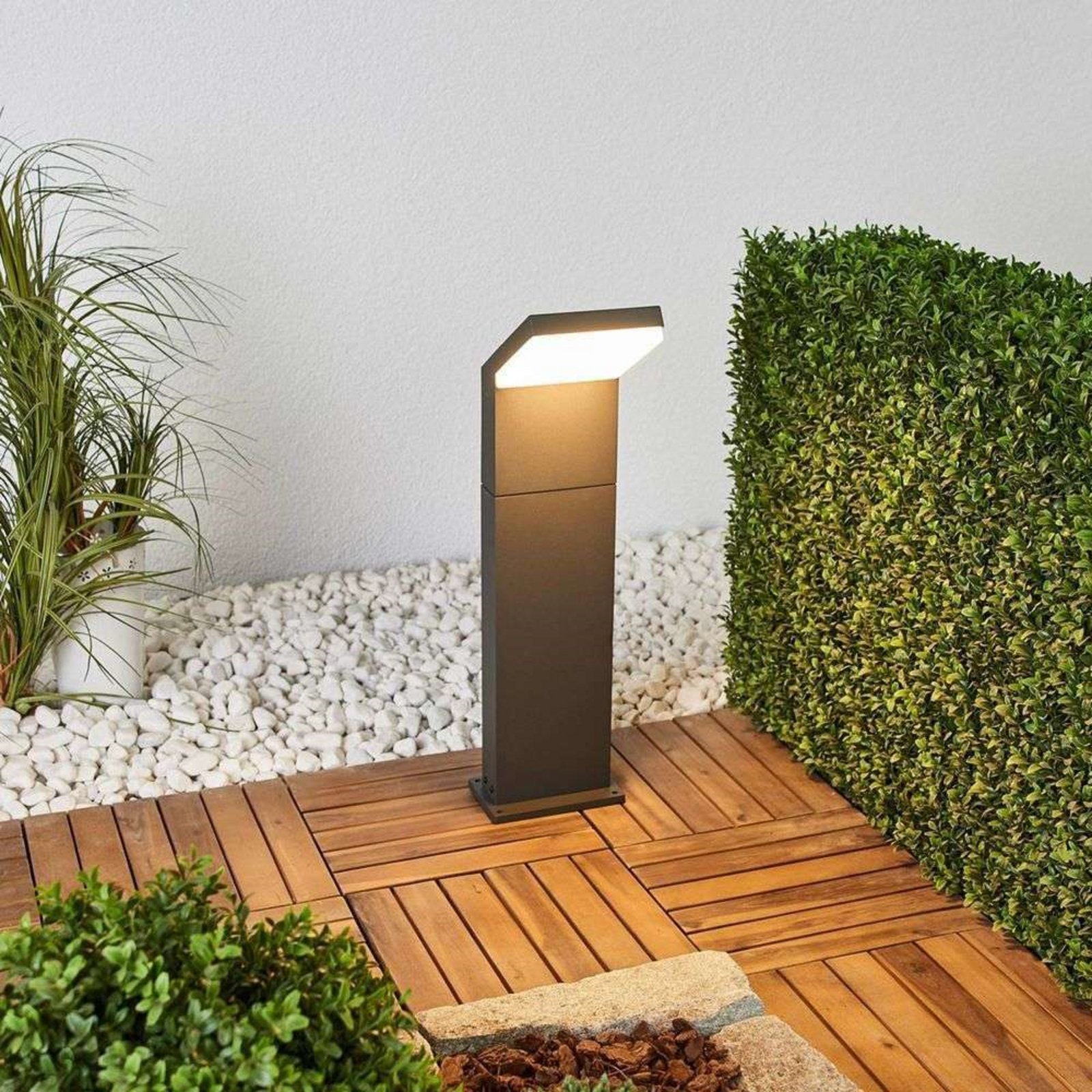 Yolena Lampă de Grădină de Exterior H60 Dark Grey/White - Arcchio