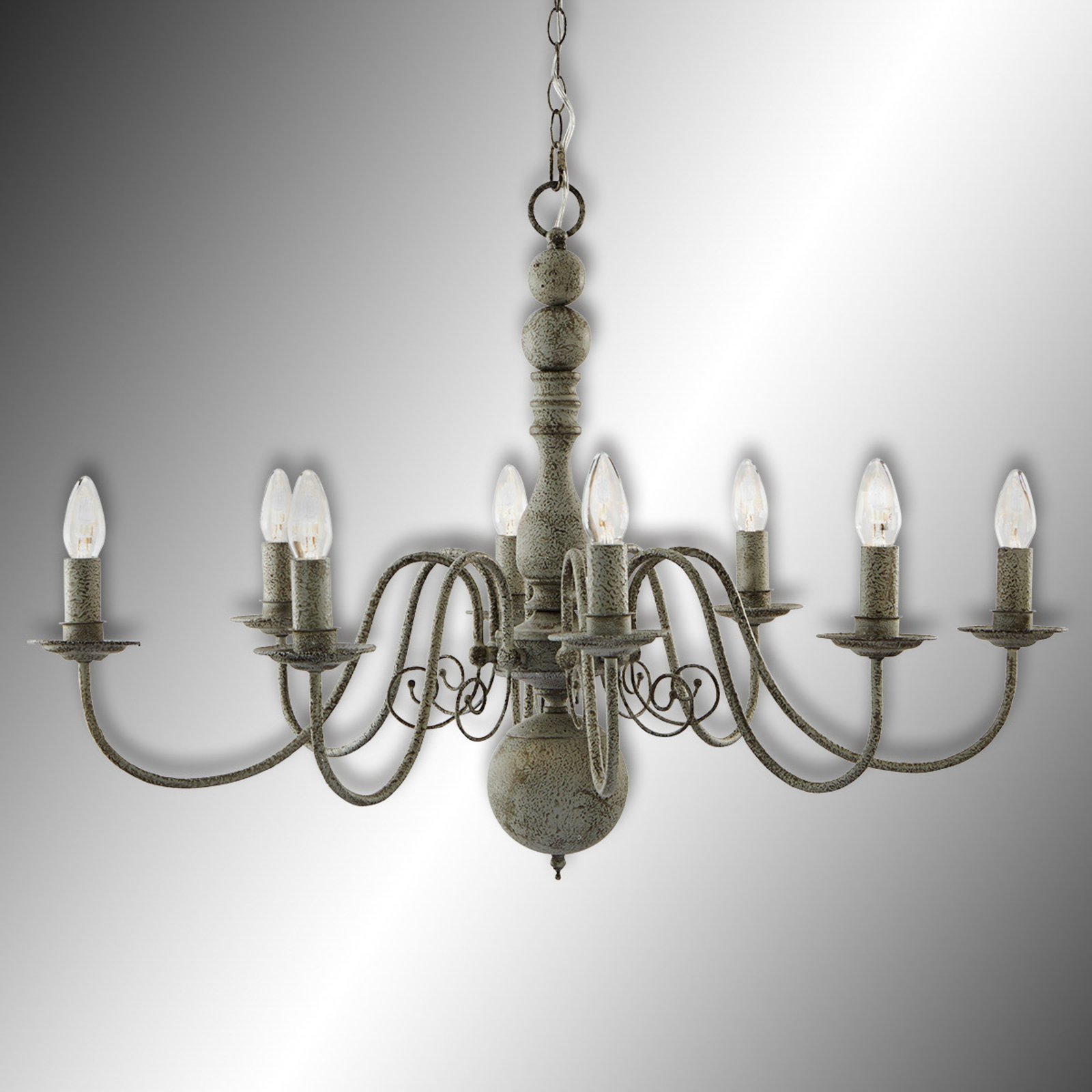 Greythorne chandelier - 8-light
