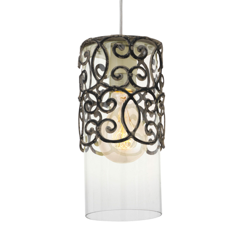 Lampa wisząca VINTAGE, brązowa