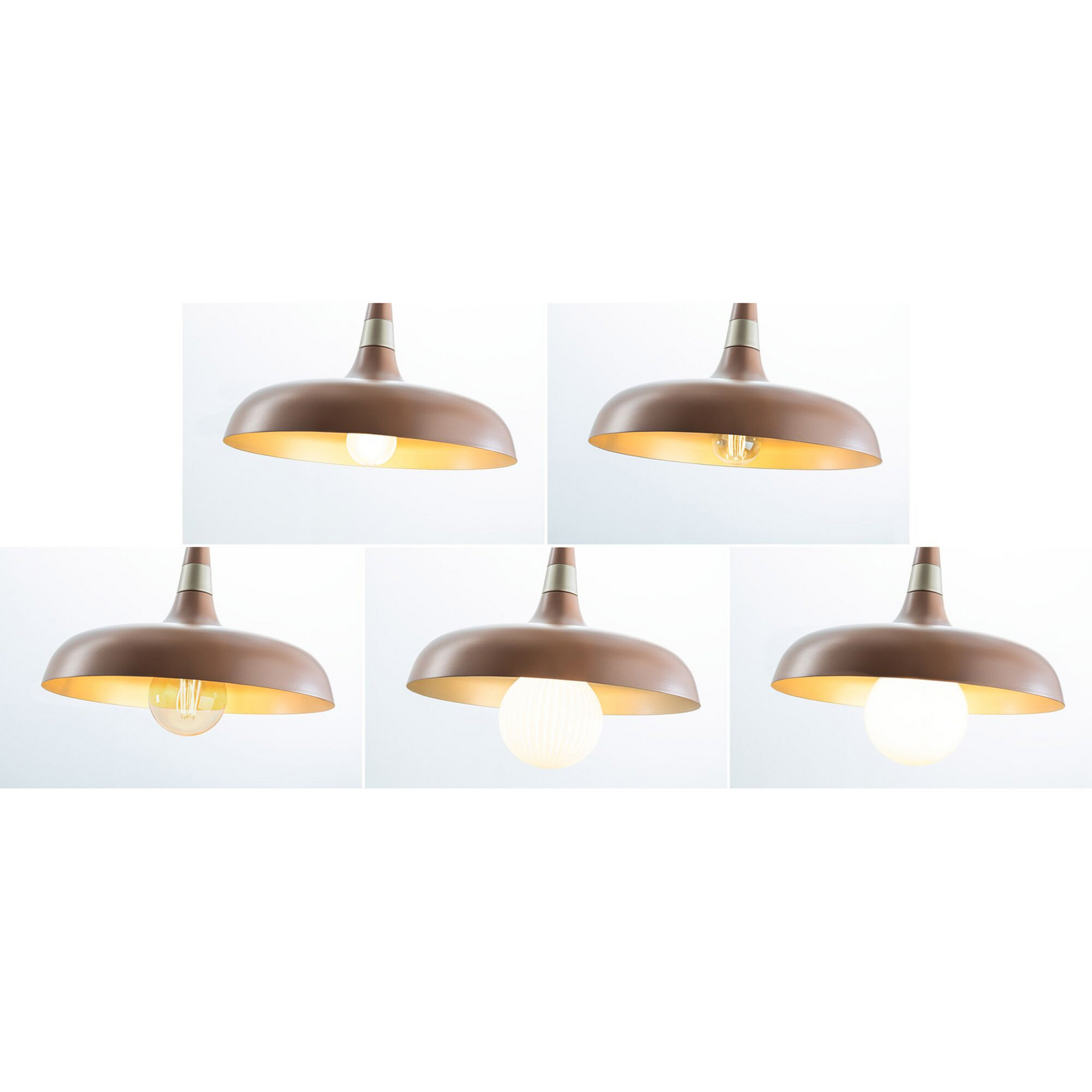 Paulmann hengelampe Juna STYLE, brun, Ø 34 cm, metall Paulmann hengelampe Juna STYLE, brun, Ø 34 cm, metall