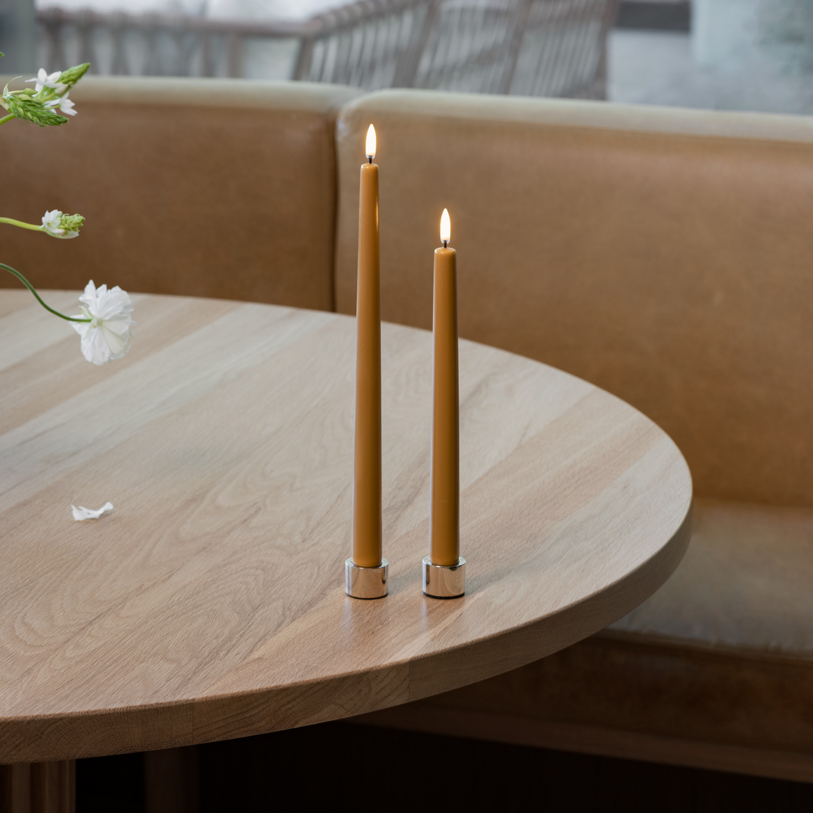 TAPER LED-kaars 2 stuks, wild honey, hoogte 32 cm - Uyuni Lighting