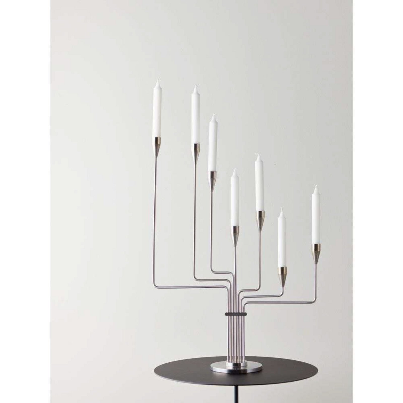 Karlsvognen Suporte de Velas H63 Stainless Steel - Piet Hein