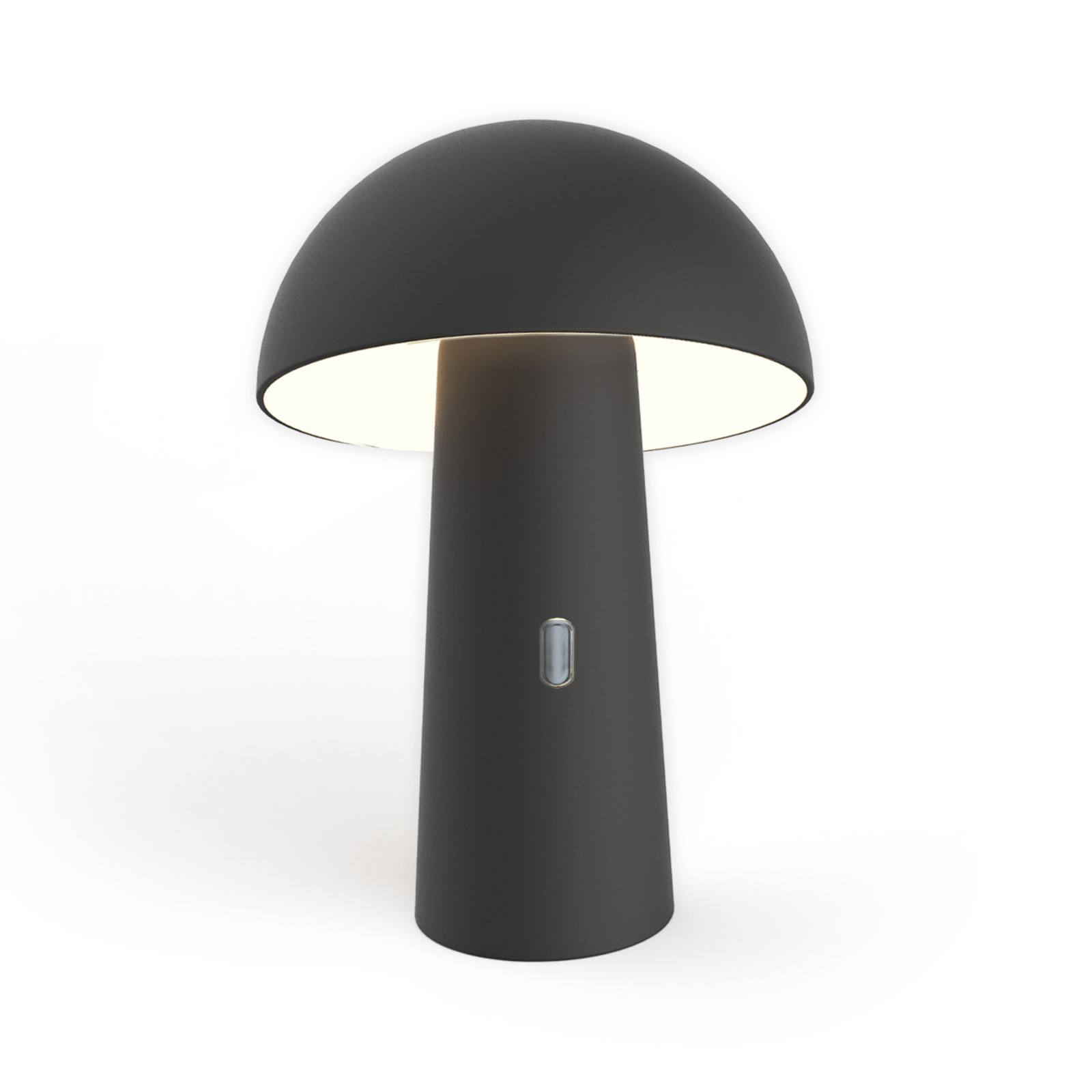 Newgarden Shitake LED battery table lamp black