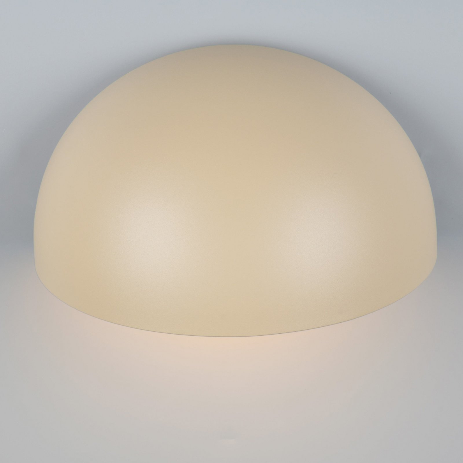 Āra sienas lampa MAAS, krēmkrāsas, platums 27 cm, metāls, IP44 Āra sienas lampa MAAS, krēmkrāsas, platums 27 cm, metāls, IP44