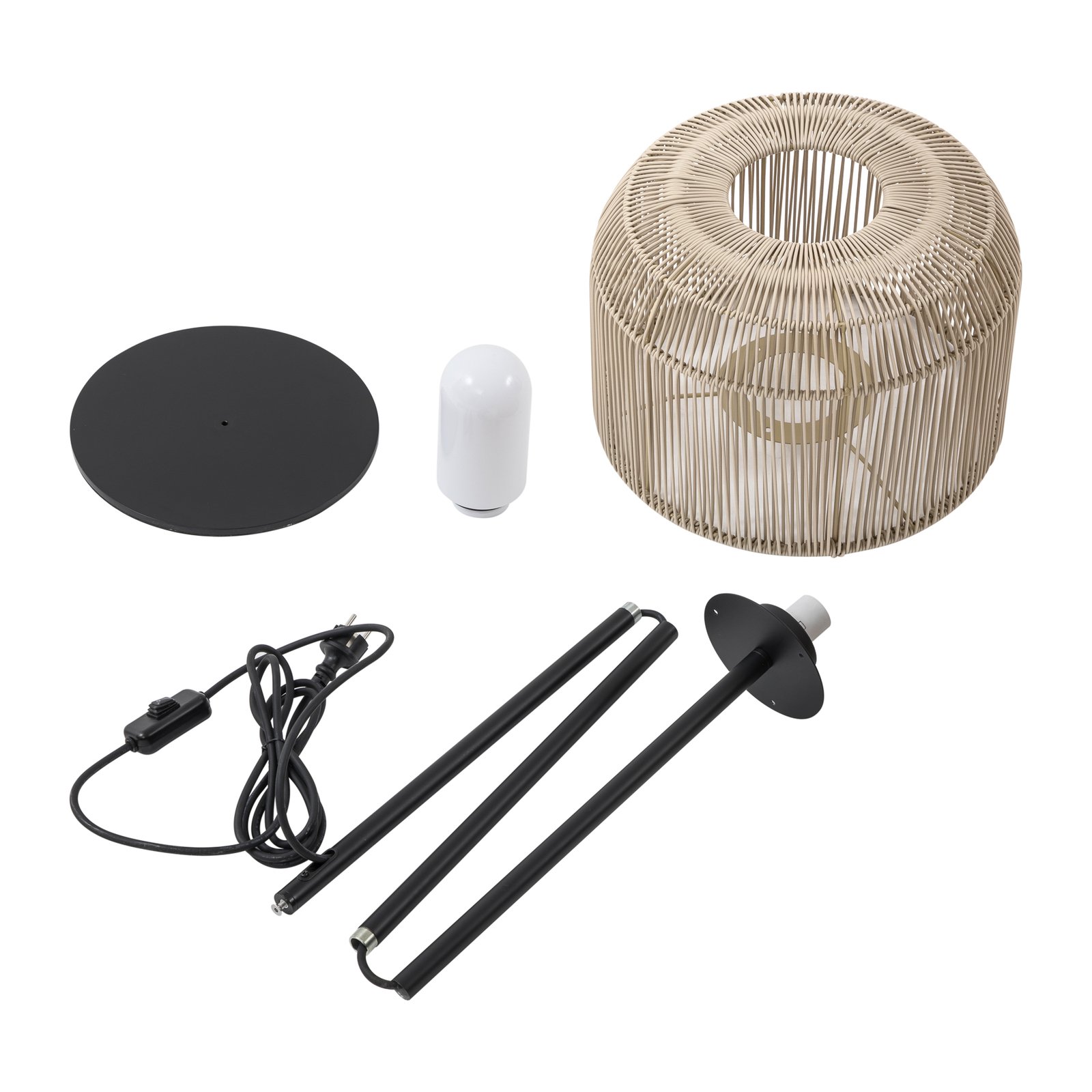 Solvindor Venkovní Stojací Lampa IP44 Khaki - Lucande