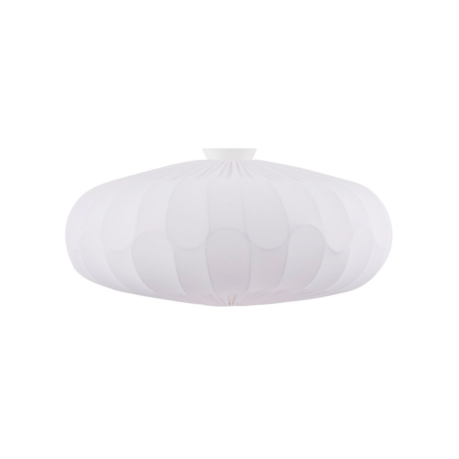 Globen Lighting Lampa sufitowa BLADVERK, biała, Ø 50 cm, tekstylna