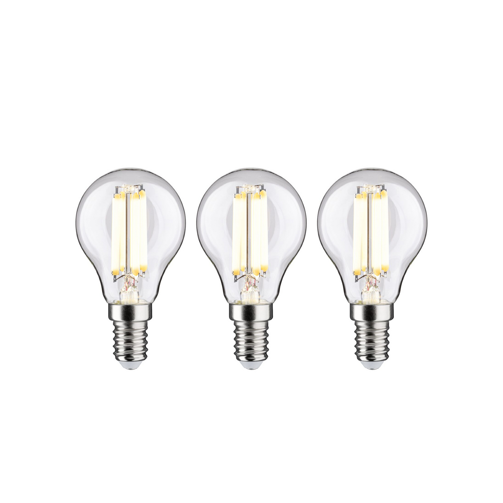 Paulmann Eco-Line LED Teardrop Bulbs E14, Set of 3, 2.5W, 3000K, 525lm Paulmann Eco-Line LED Teardrop Bulbs E14, Set of 3, 2.5W, 3000K, 525lm