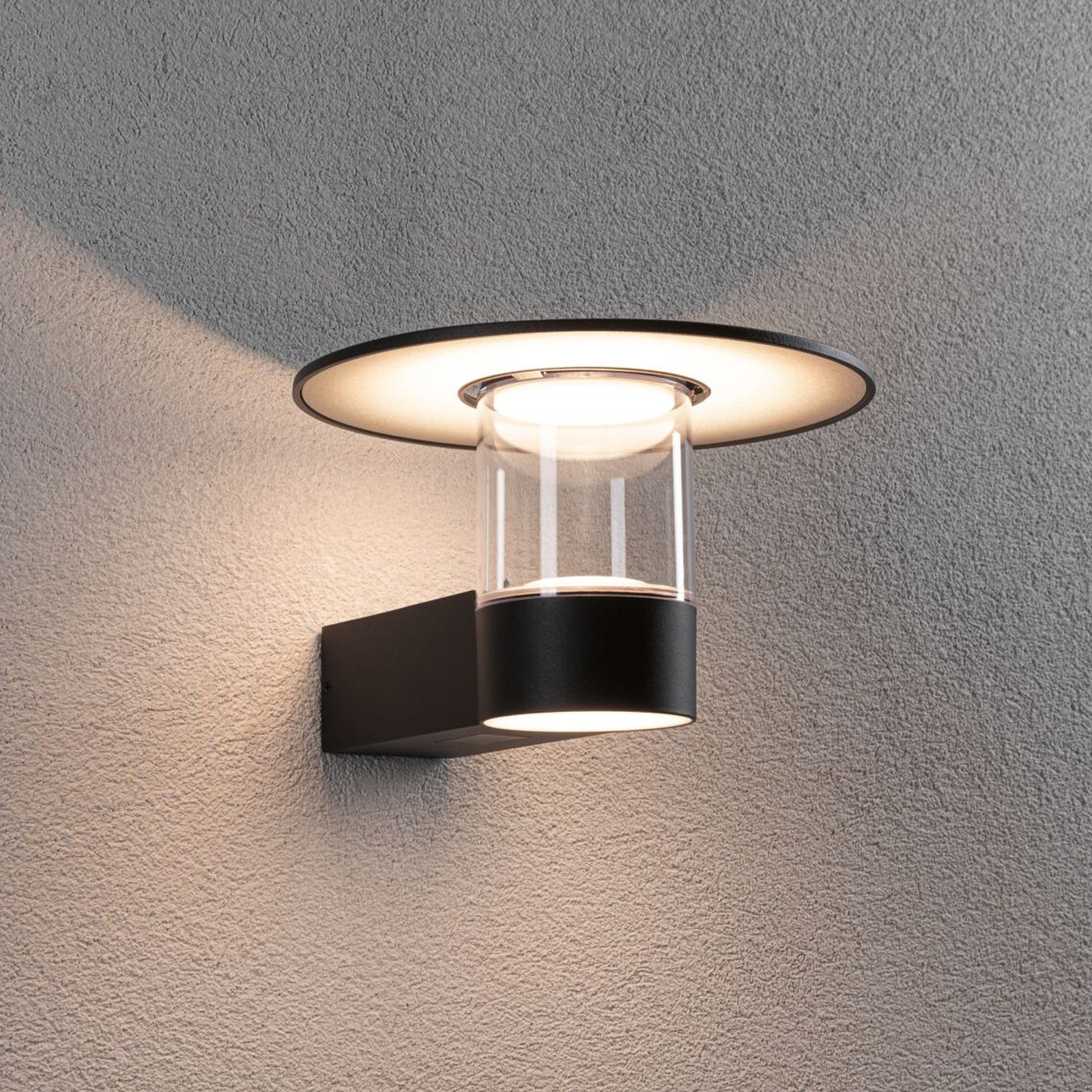 Paulmann LED-Außenwandleuchte Sienna, Aluminium, Sensor