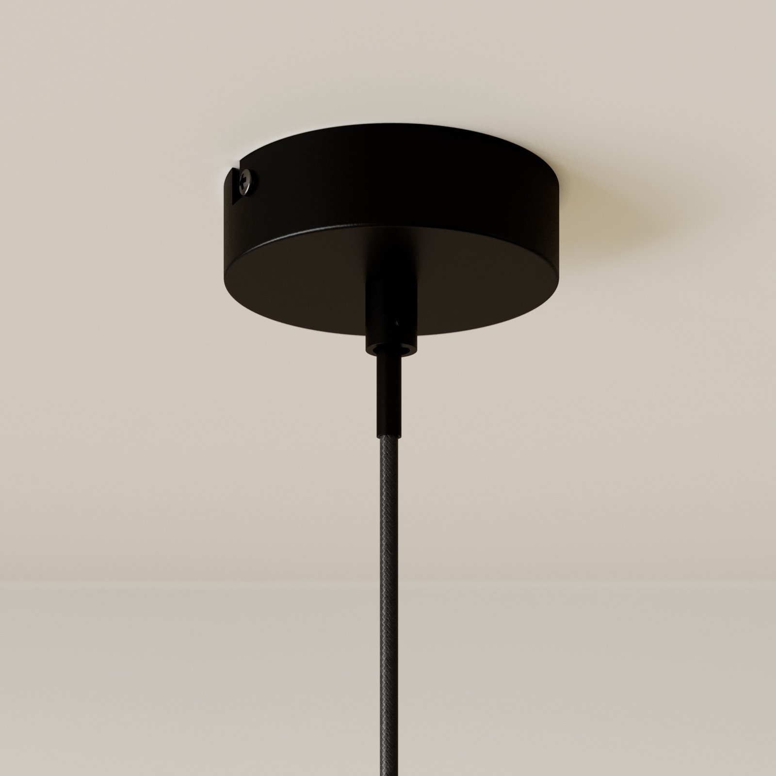 Fabronia Függőlámpá Opal/Black - Lindby