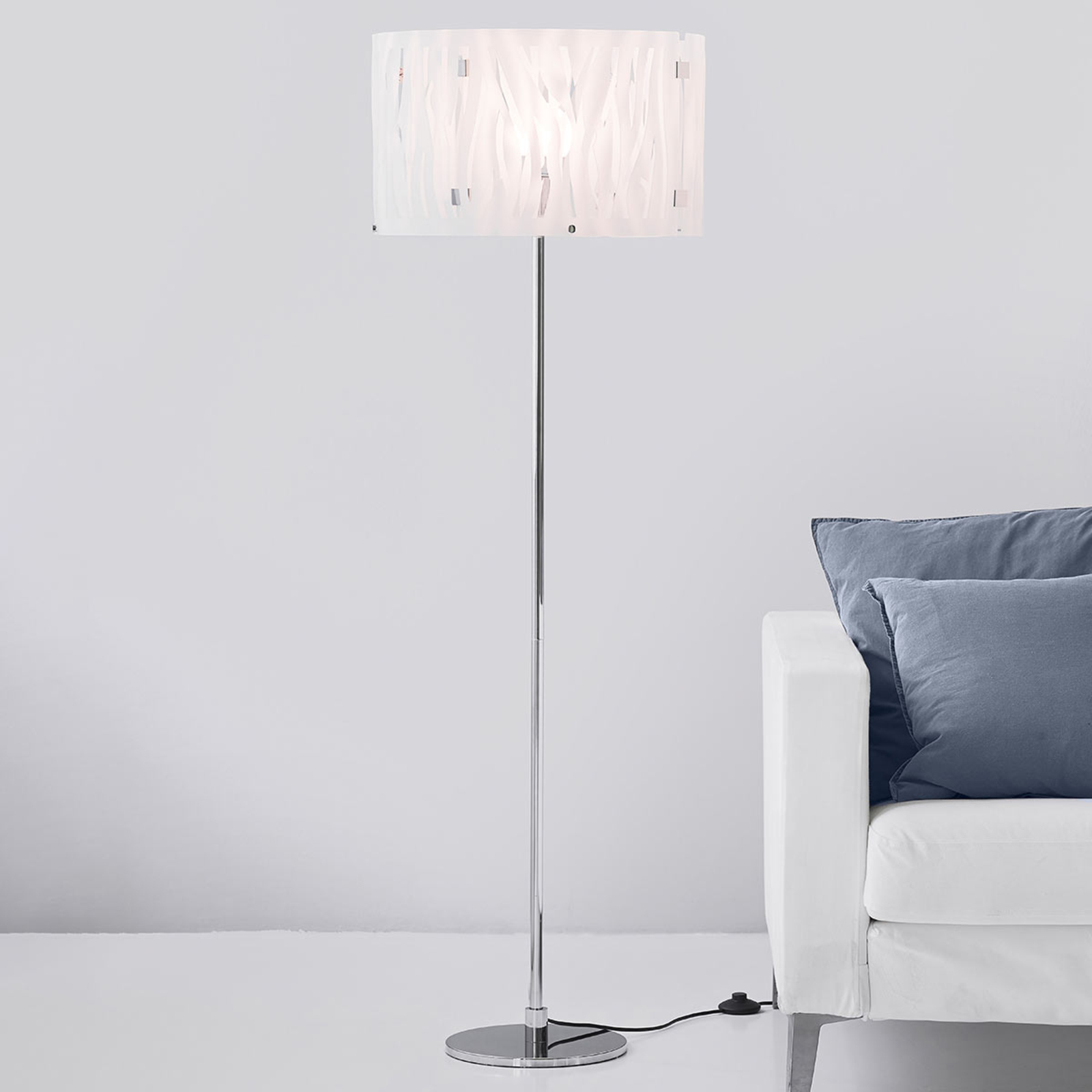 Grass Floor Lamp With Frosted Acrylic Lampshade Lights Co Uk Grass Floor Lamp With Frosted Acrylic, White Acrylic Lamp Shade