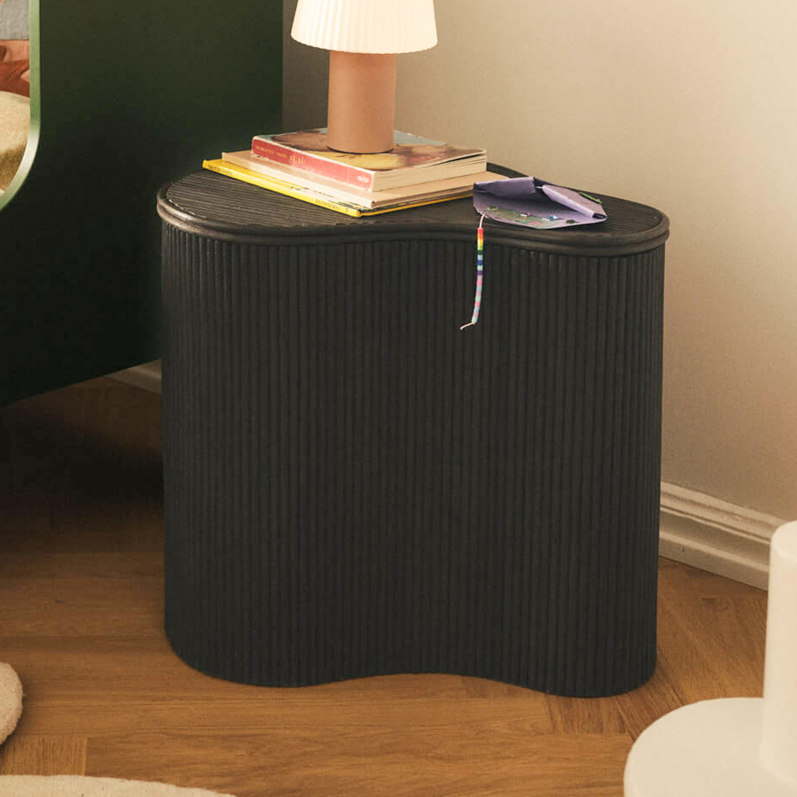 Isola Beistelltisch, dunkelbraun, 46 cm Rattan - ferm LIVING Isola Beistelltisch, dunkelbraun, 46 cm Rattan - ferm LIVING