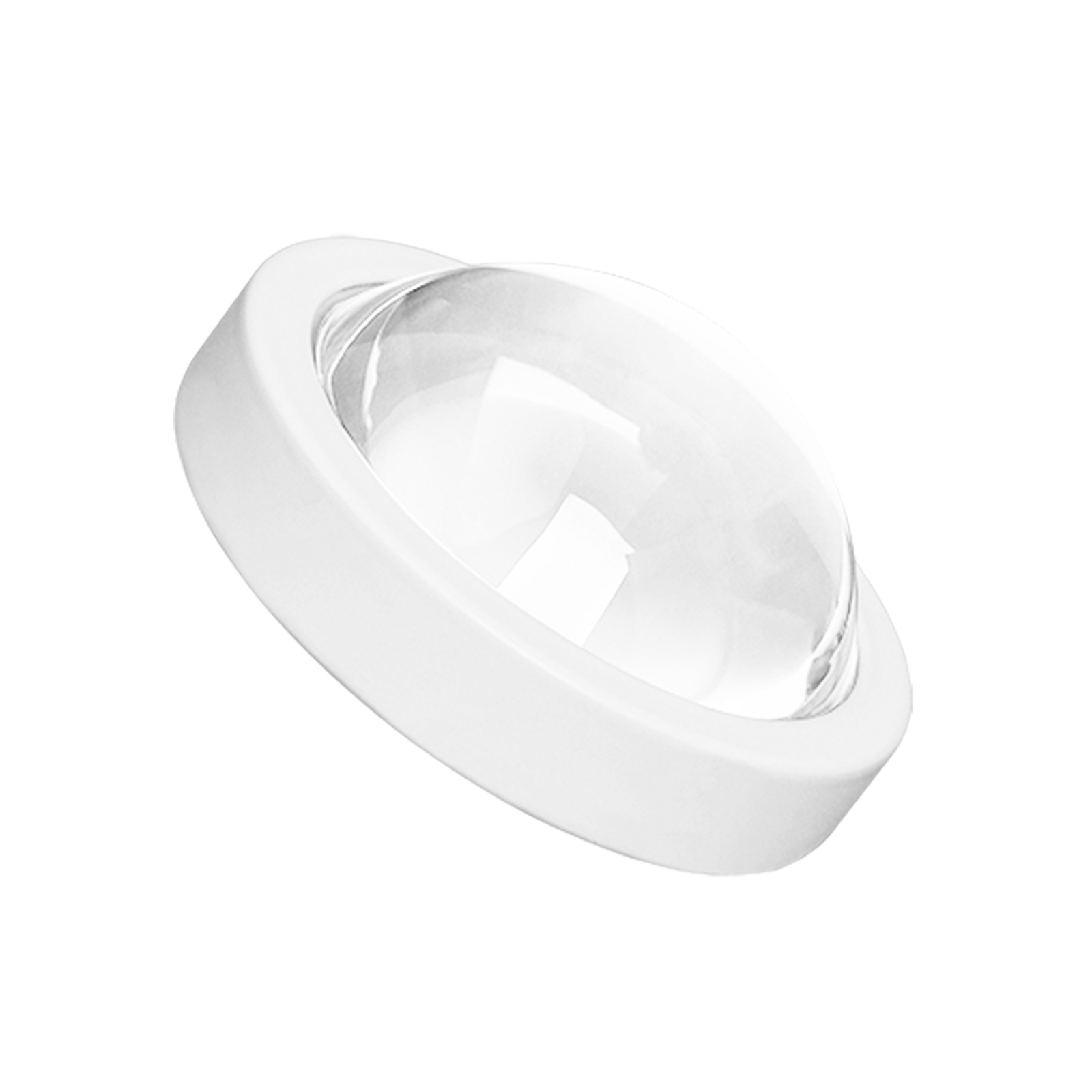 Lindby downlight Jyla, white, 4,200 K, 3-bulb, lens, GX53