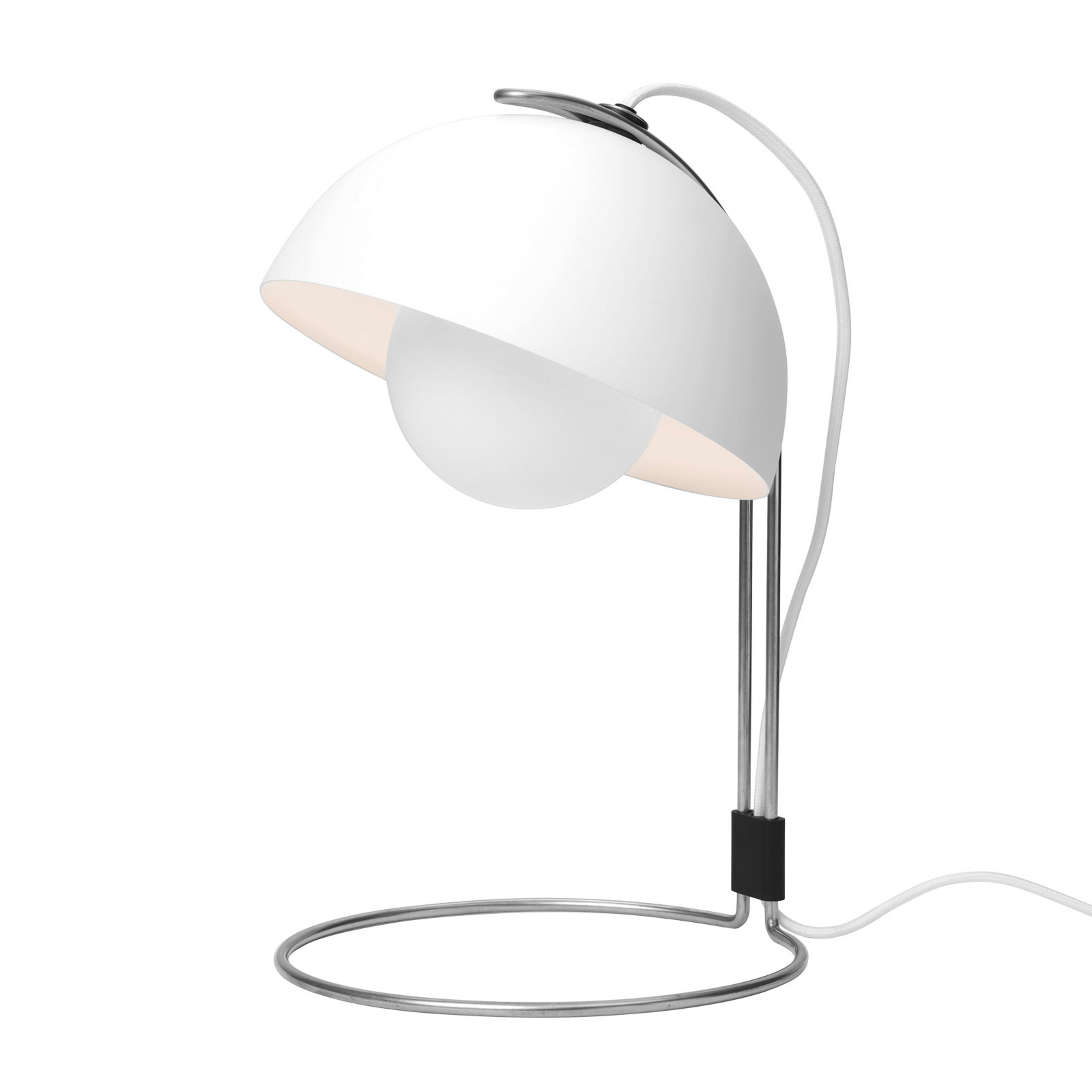 Flowerpot VP4 bordlampe, matt hvit, 36 cm – &TRADITION