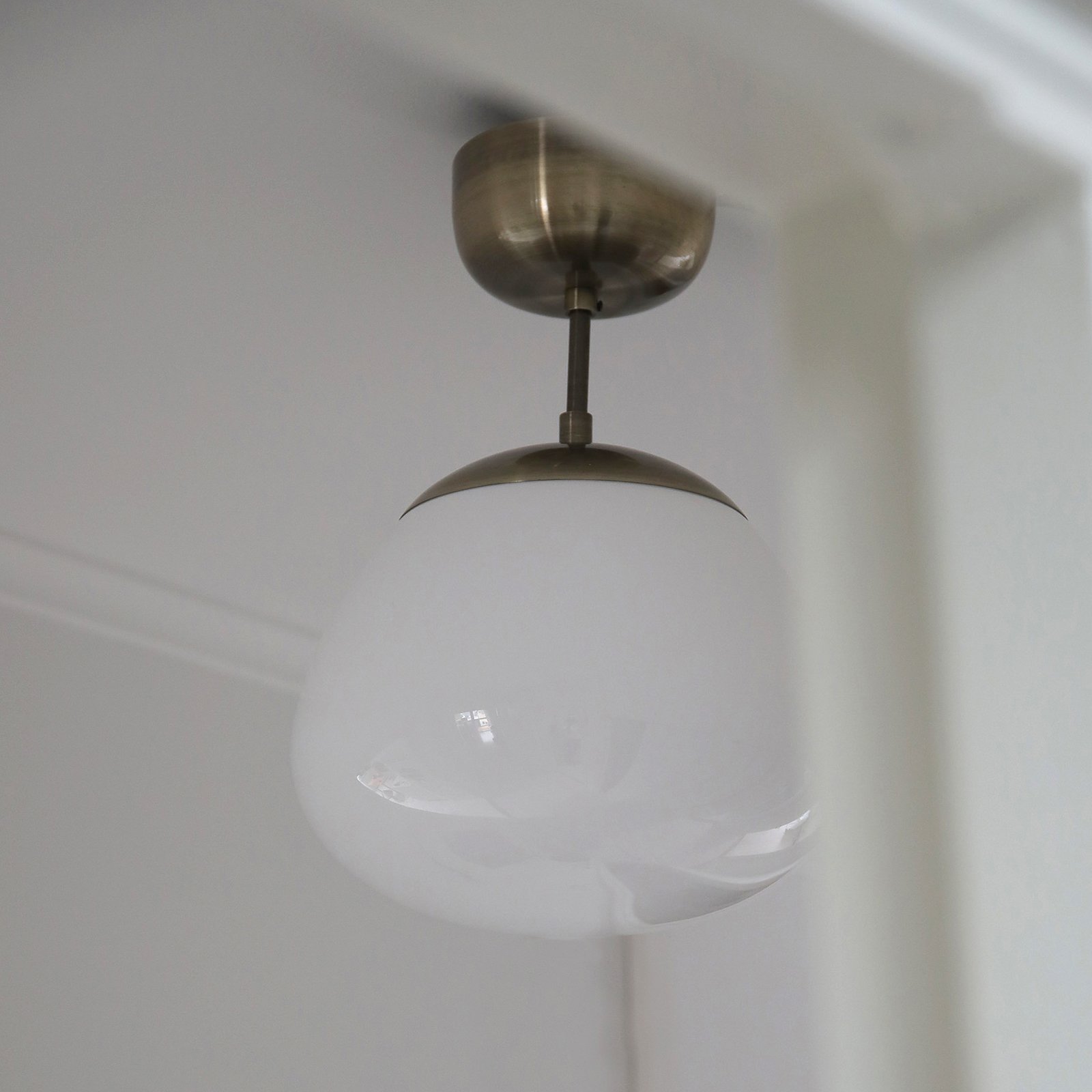 Rise Deckenleuchte White/Antique Brass - Markslöjd