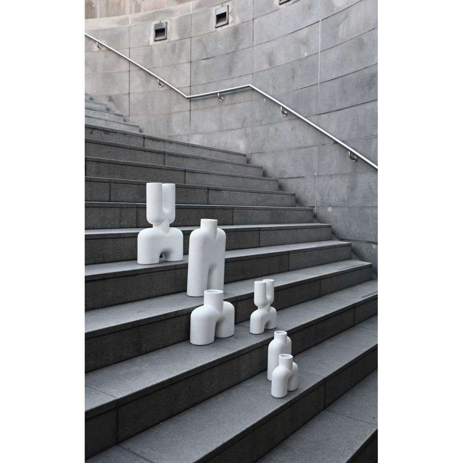 Dvostruka vaza Cobra Mini Bone White - 101 Copenhagen