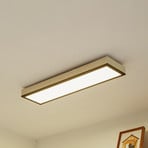 Lindby LED-panel Laviona, CCT, dæmpbar, beton, 80 cm