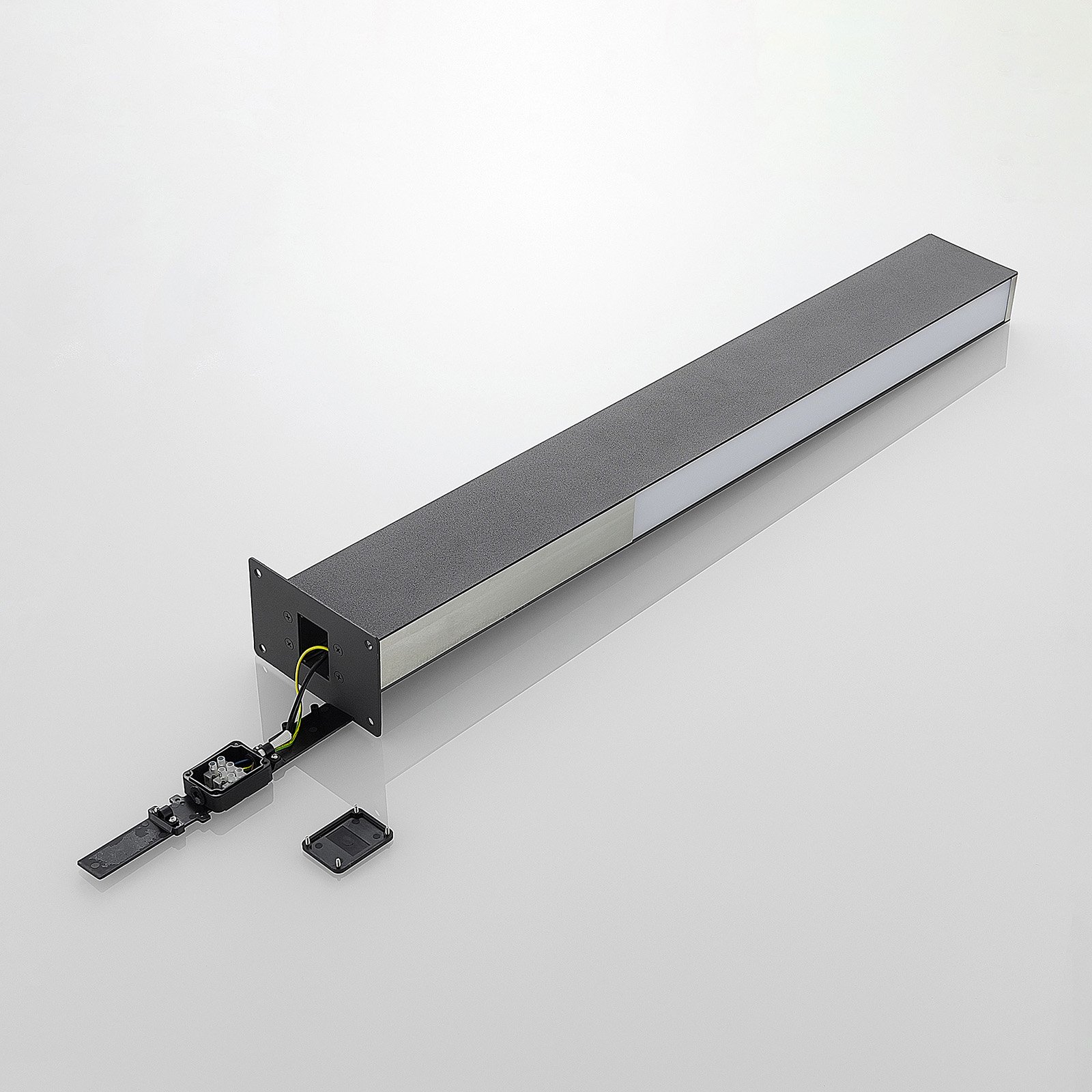 Aegisa Kültéri Kerti Lámpa H80 Dark Grey/White - Lucande