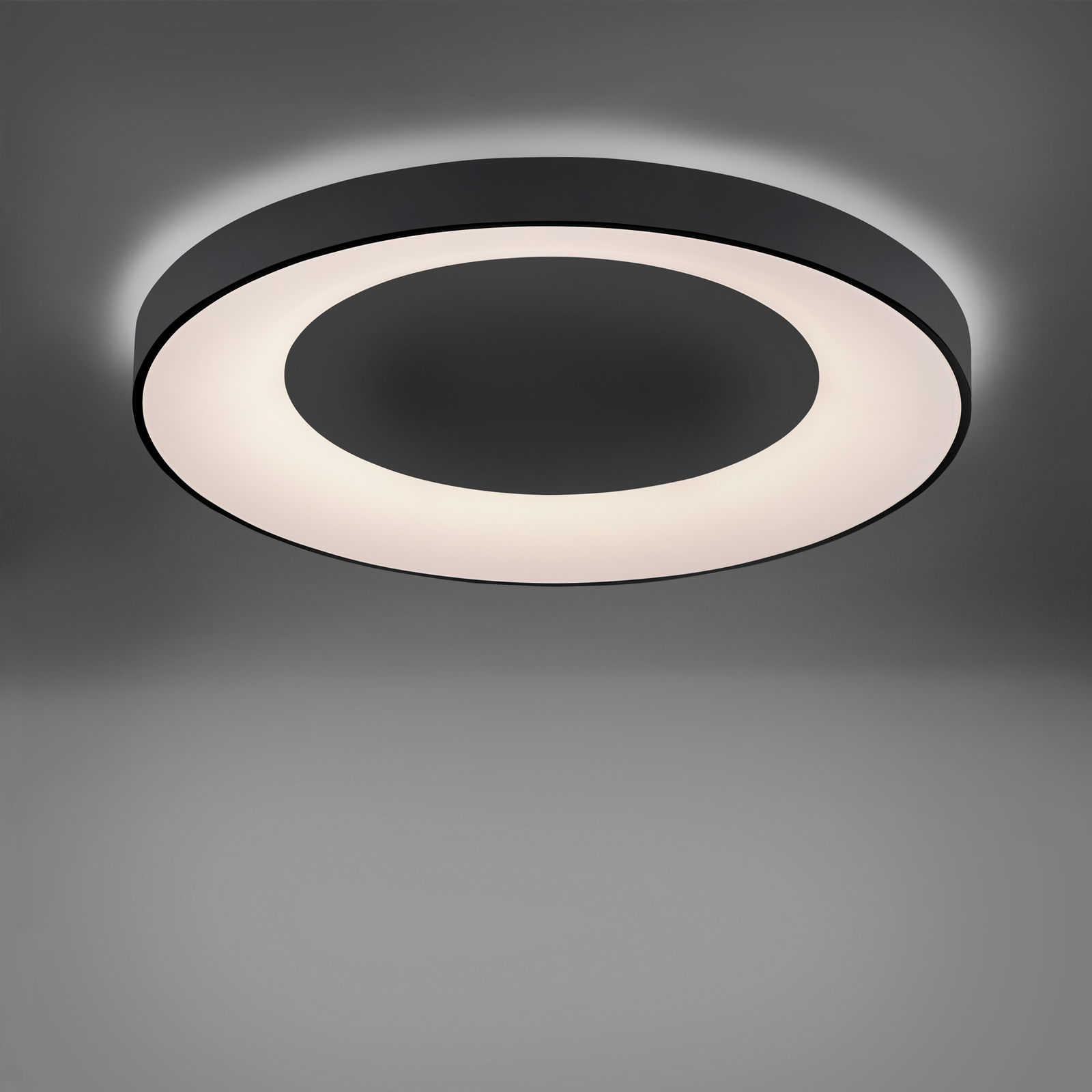 Lindby Naraika LED-Deckenlampe, 70 cm, anthrazit