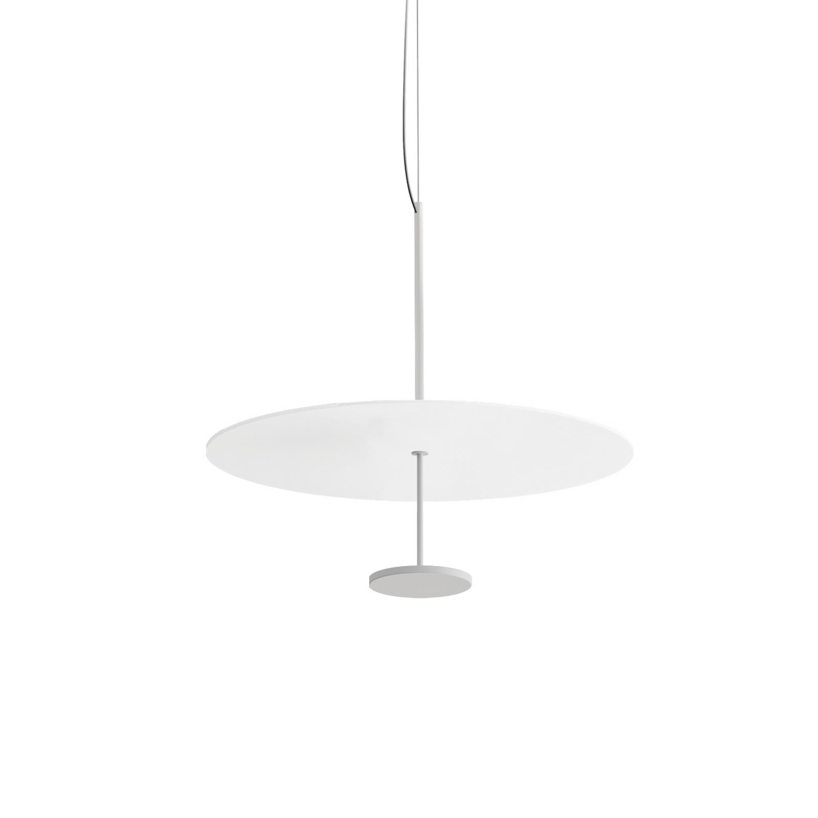 LED hanglamp Stilo_P, wit, Ø 55 cm, IP40