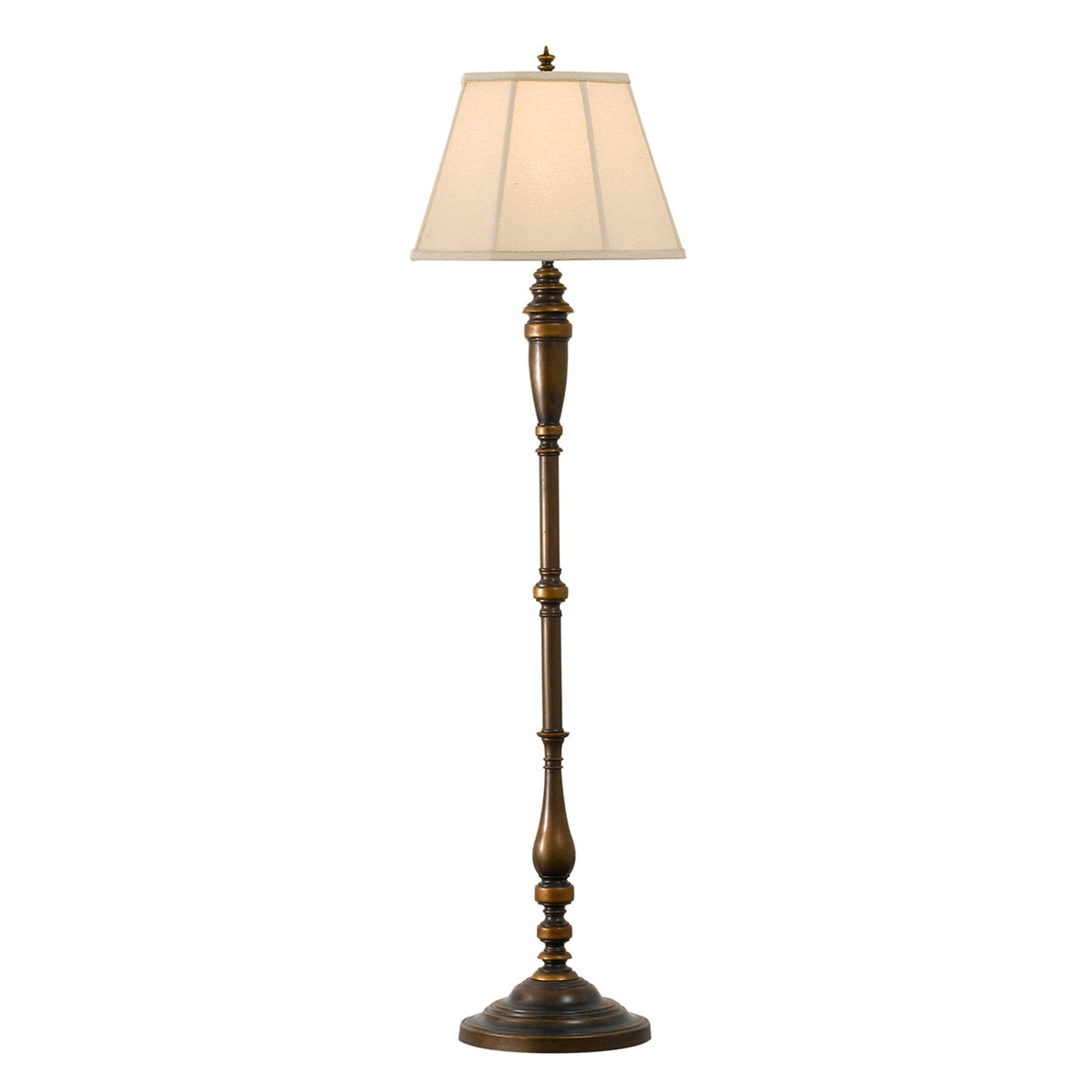 Imponująca tekstylna lampa stojąca Lincolndale