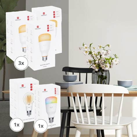 Yeelight Smart 5 LED-Lampen-Set Dim/Color/Filament