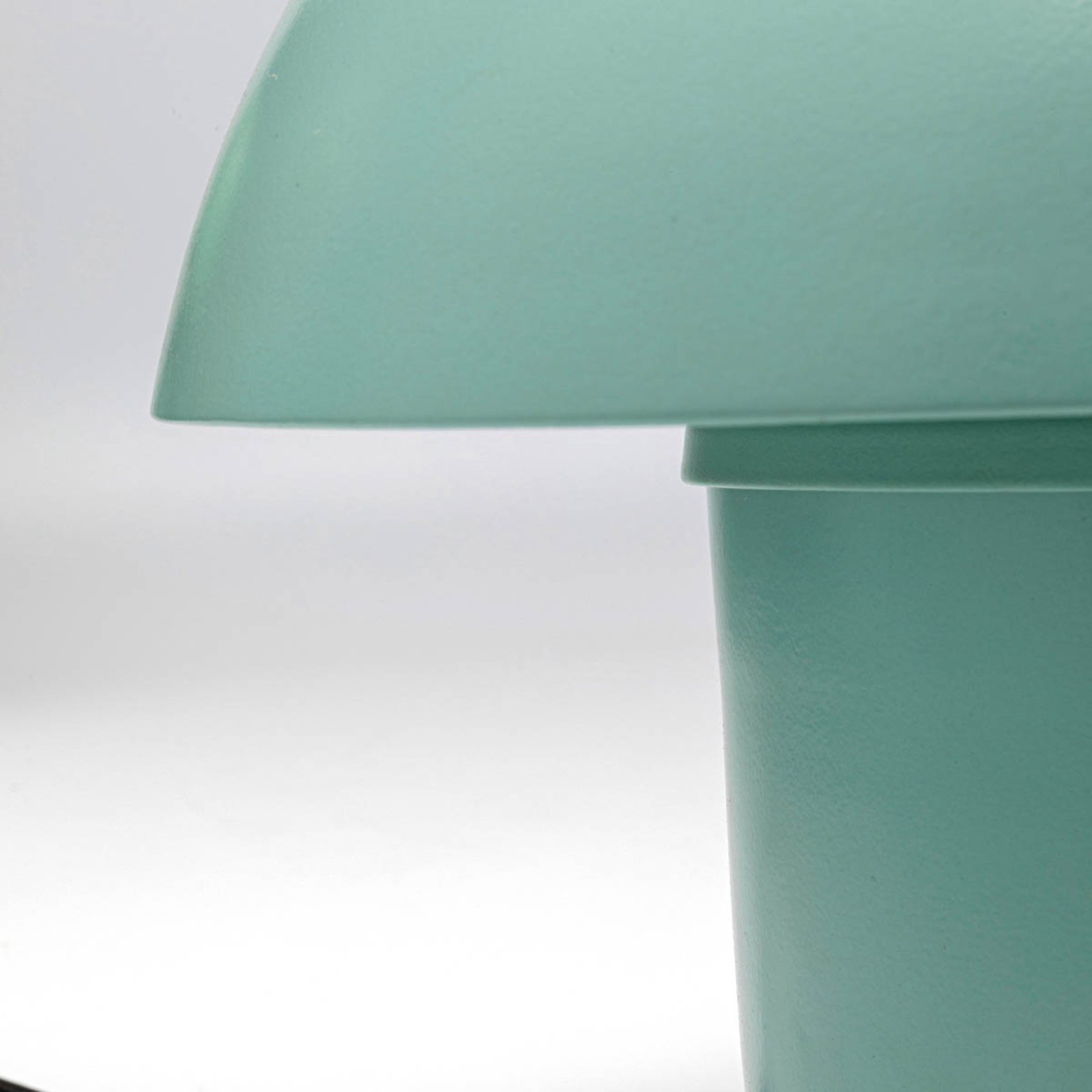 KARE lampe de table Mushroom, vert, acier, hauteur 27 cm