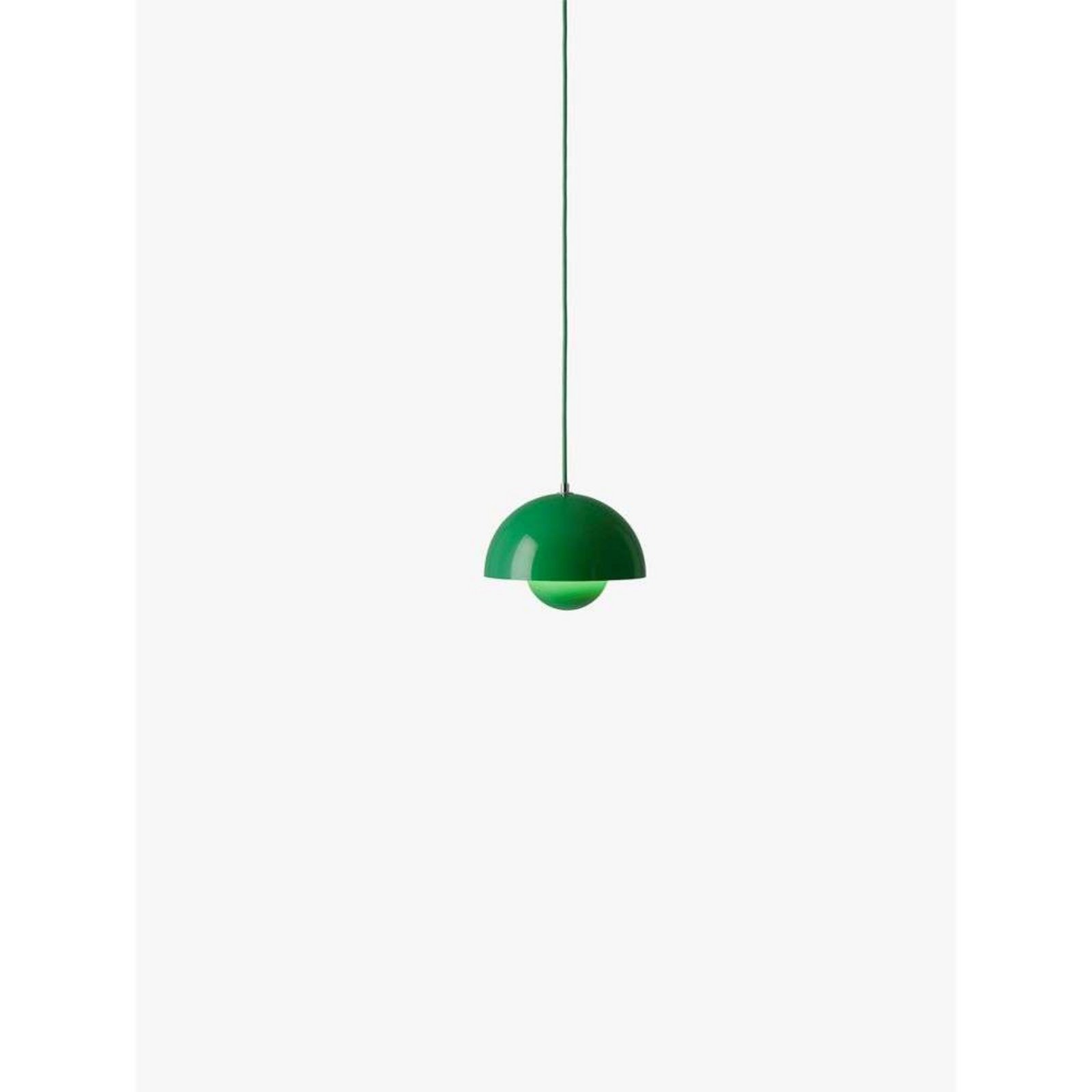 Flowerpot VP1 Lustră Pendul Signal Green - &Tradition