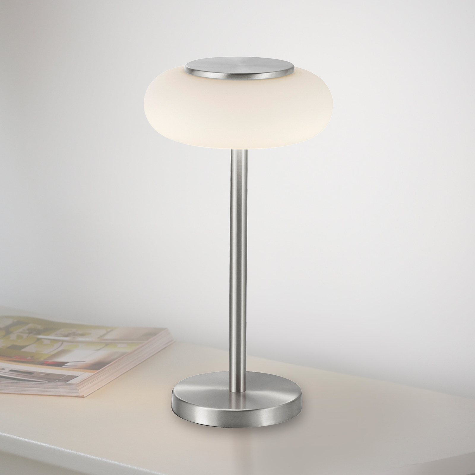 Paul Neuhaus Q-ETIENNE LED asztali lámpa, acél