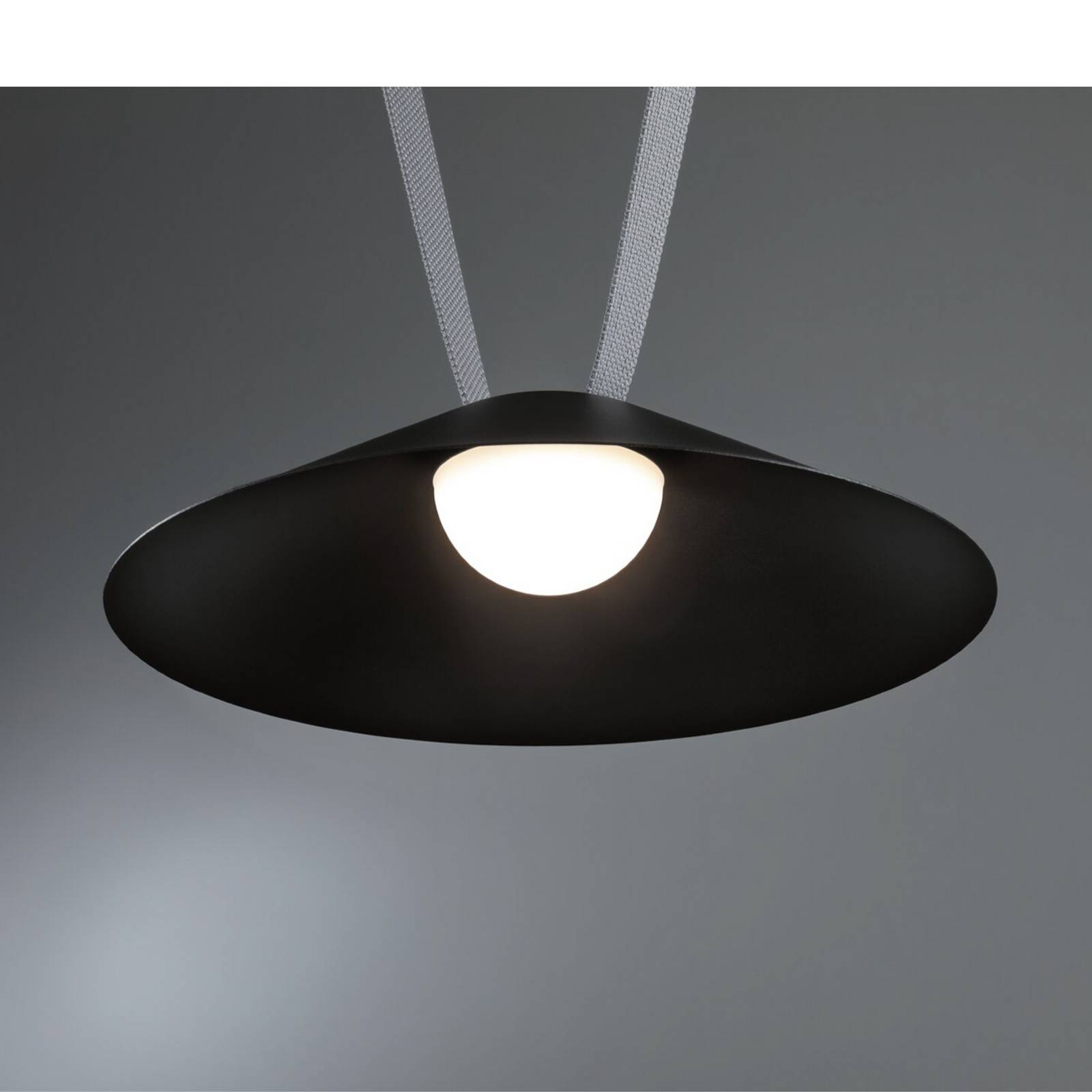 Paulmann ULine lampa wisząca LED Cone, czarna, 3000 K