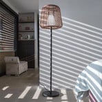 Stojací lampa Boheme hnědá/černá, 150 cm, ocel/plast