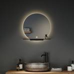 Paulmann Miro LED sienas spogulis CCT Ø50cm ar apgaismojumu