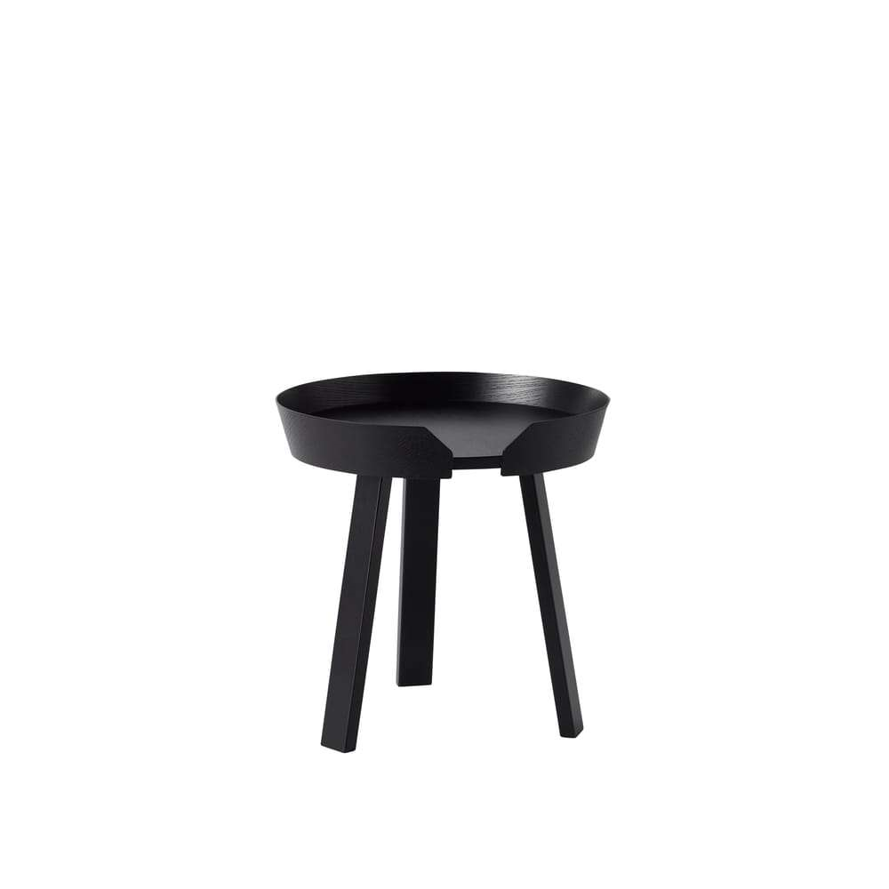Around Table D'appoint/Table de canapé Small Black - Muuto