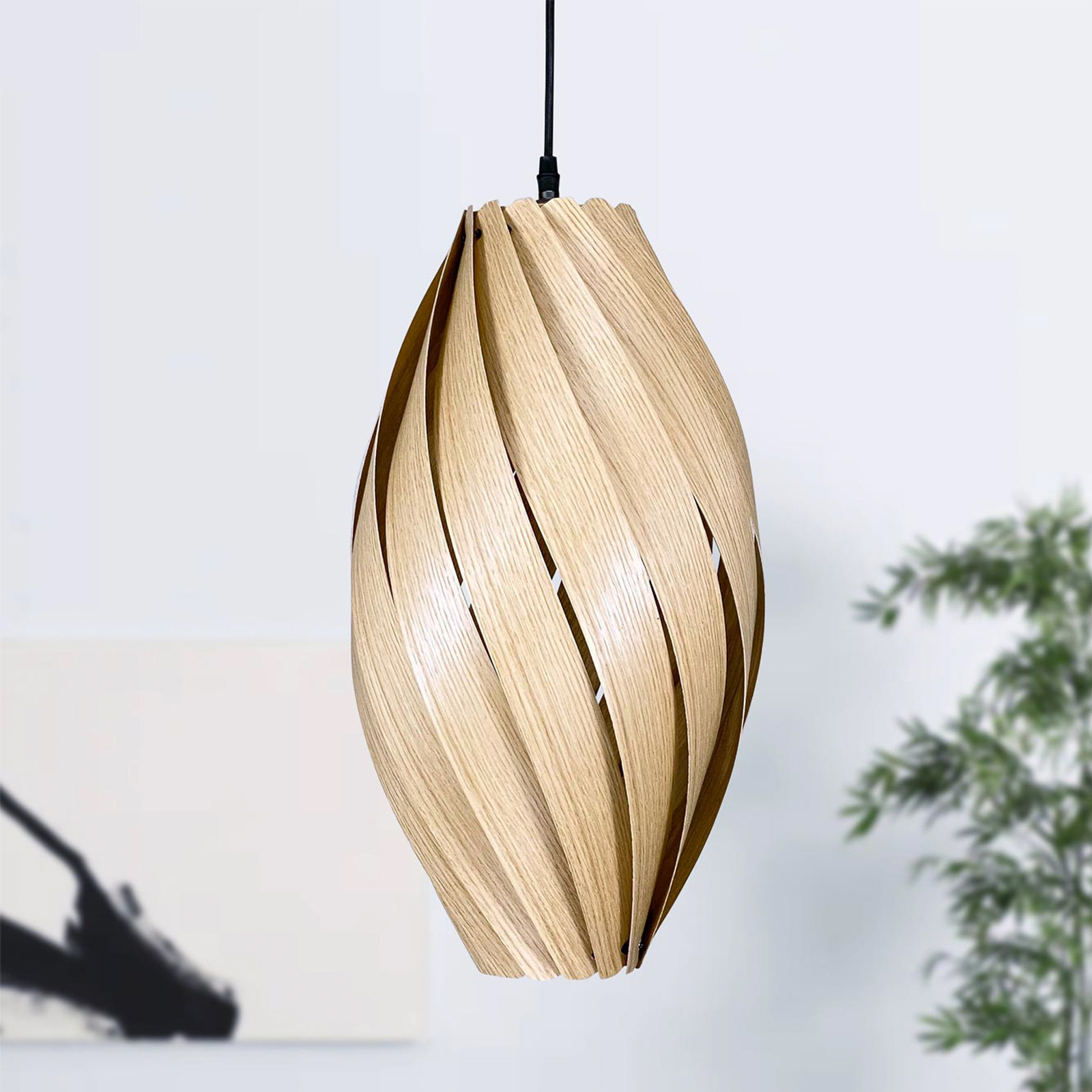Gofurnit Ardere závesná lampa, dub, výška 50 cm