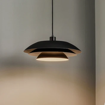 Dyberg Larsen DL45 závesná lampa kovová čierna