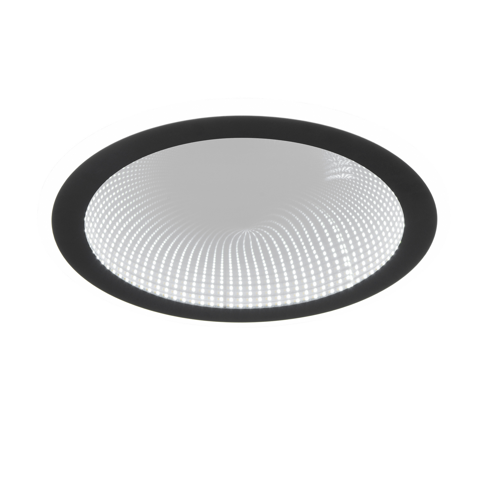 Plafoniera LED Glace, nero, CCT, dimmerabile, metallo Plafoniera LED Glace, nero, CCT, dimmerabile, metallo