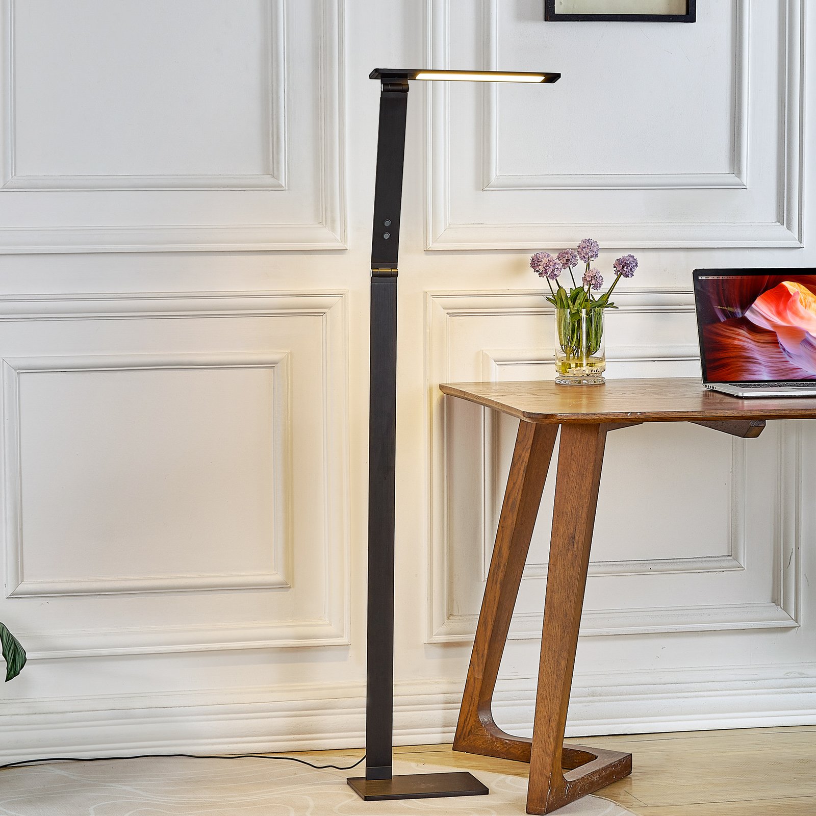 LED floor lamp Salome, adjustable light colour