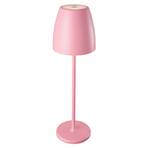 Megatron LED stolní lampa na baterie Tavola růžová