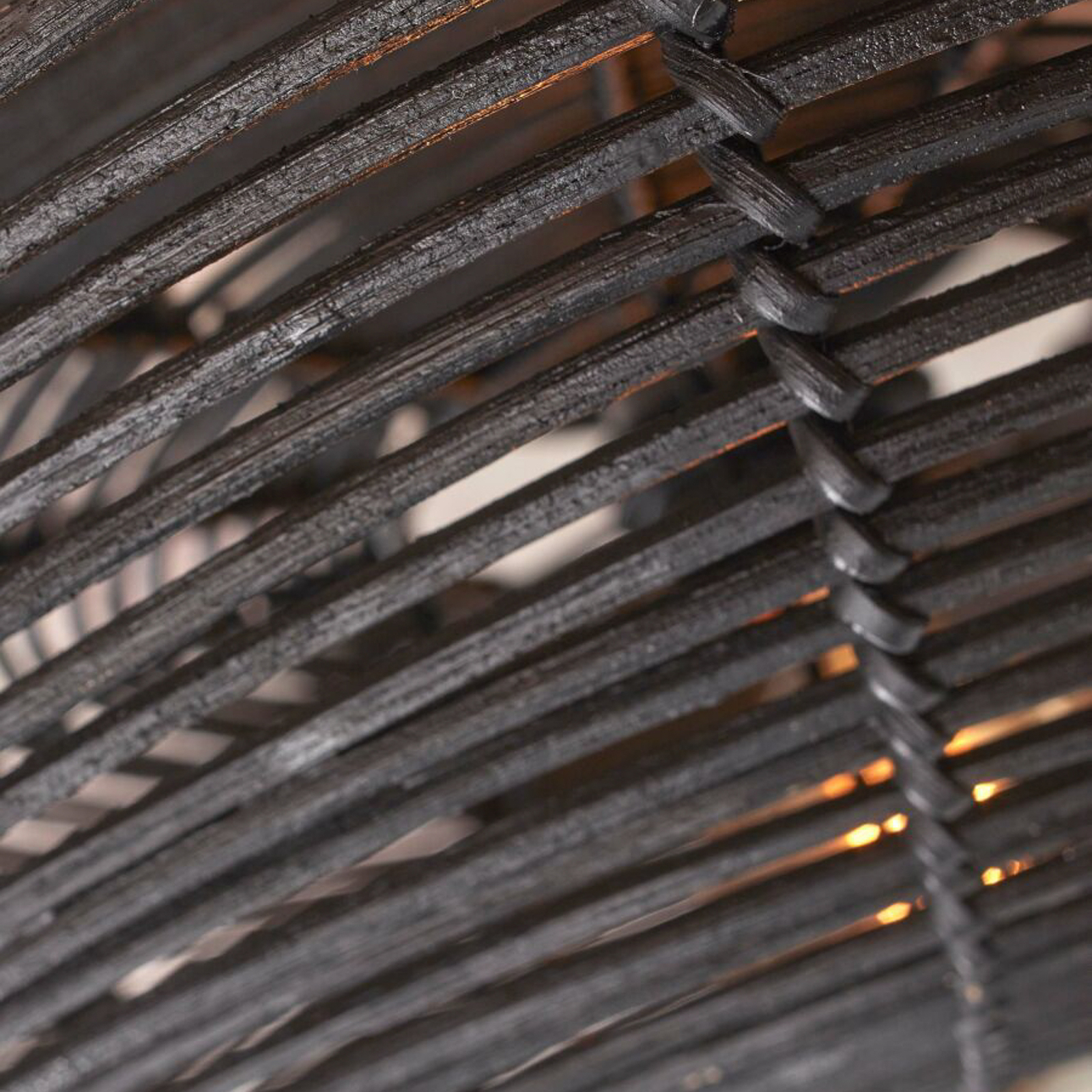 GOOD & MOJO Tanami φωτιστικό οροφής, Ø 55 cm, μαύρο