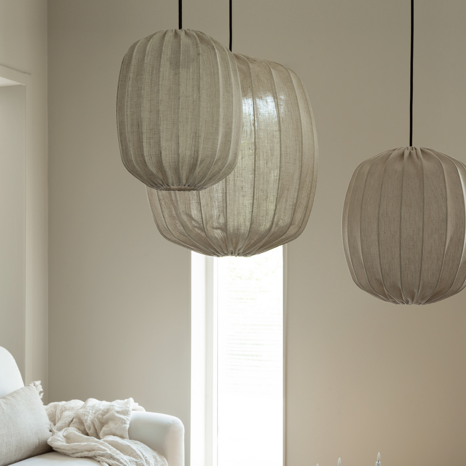 Prisma 45 Schirm Linen Natural - Watt & Veke