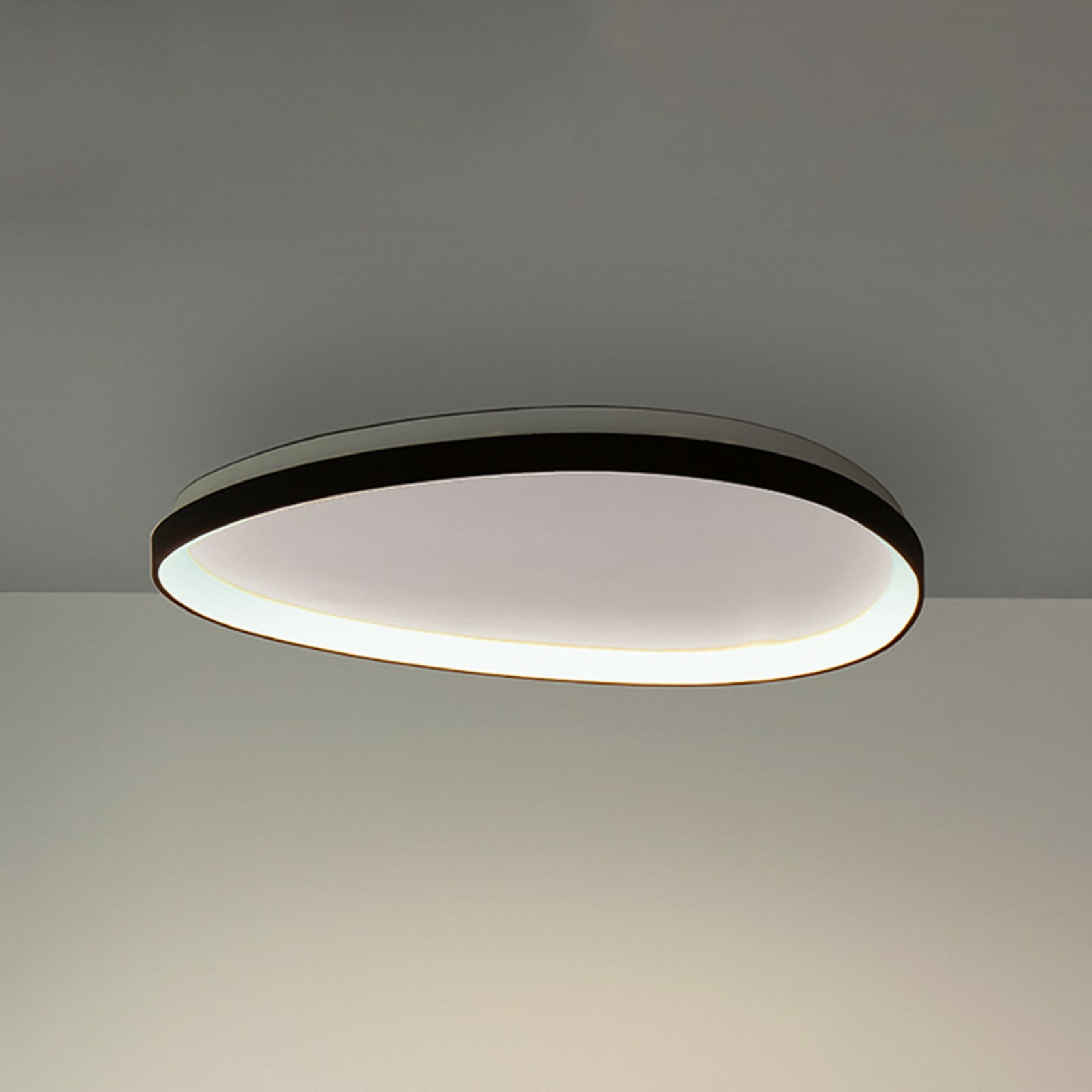 Plafonieră LED IDEAL LUX Gemini negru 61 cm 2700 K cu comutator pornit/oprit - Camera de zi / sufragerie - Modern - Metal