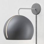 Nyta Tilt Globe Wall Wandlampe mit Stecker grau