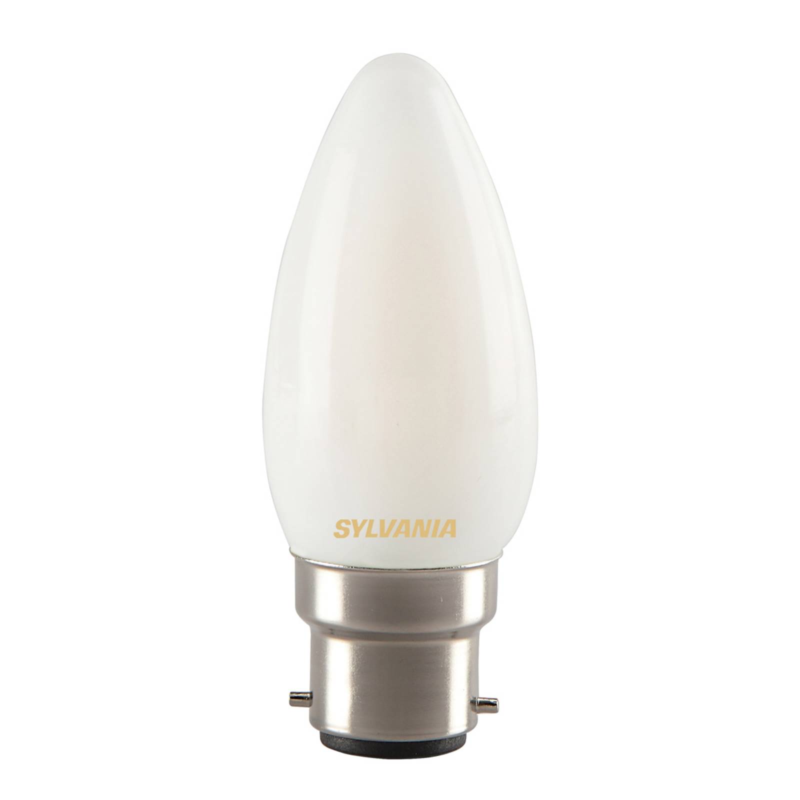 Sylvania LED žárovka svíčka B22 4,5W 827 matná