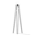 GRUPA Modèle M2 Lampadaire LED noir, câble blanc