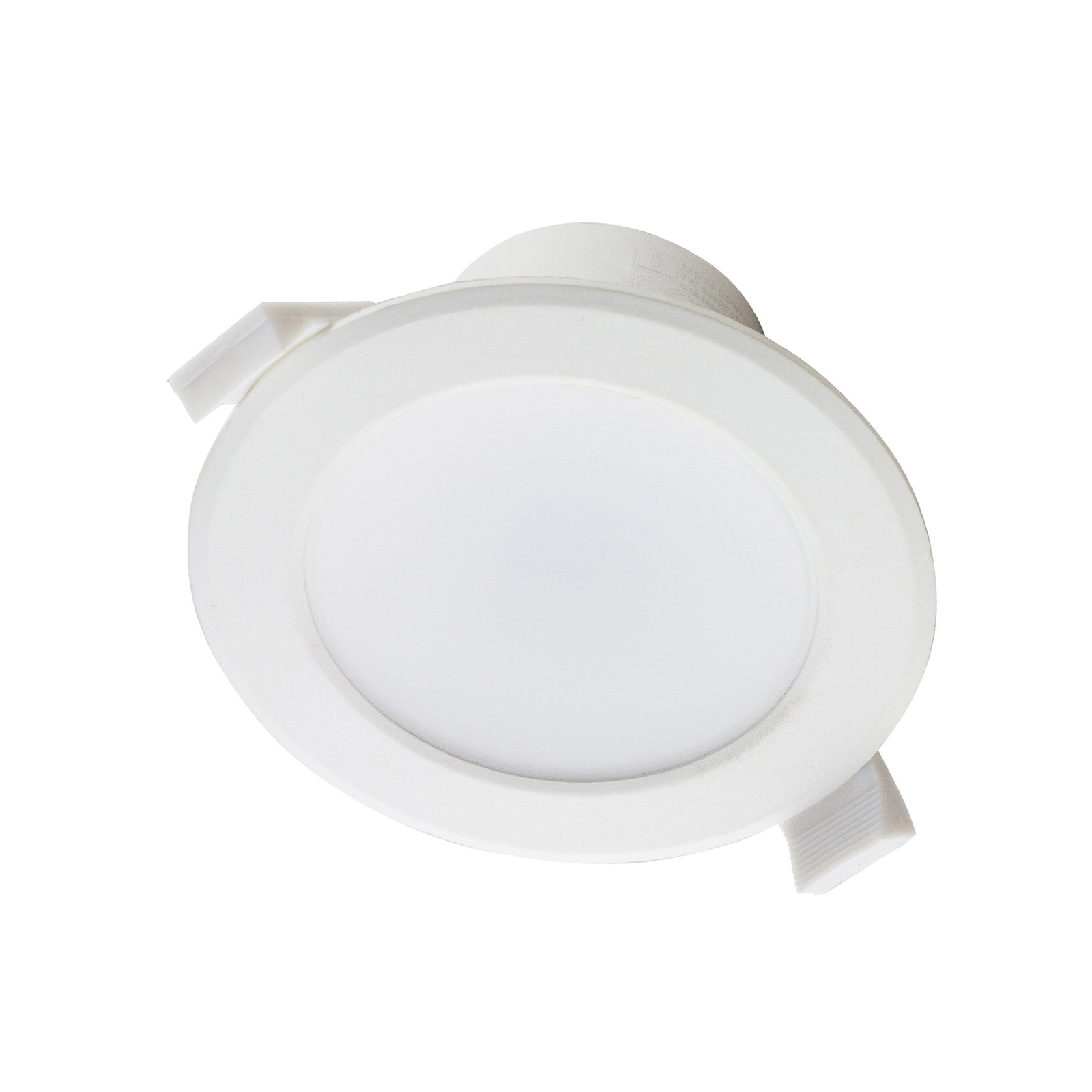 Prios LED recessed light Rida, 9.7cm 7W, set of 10, CCT, dimmable