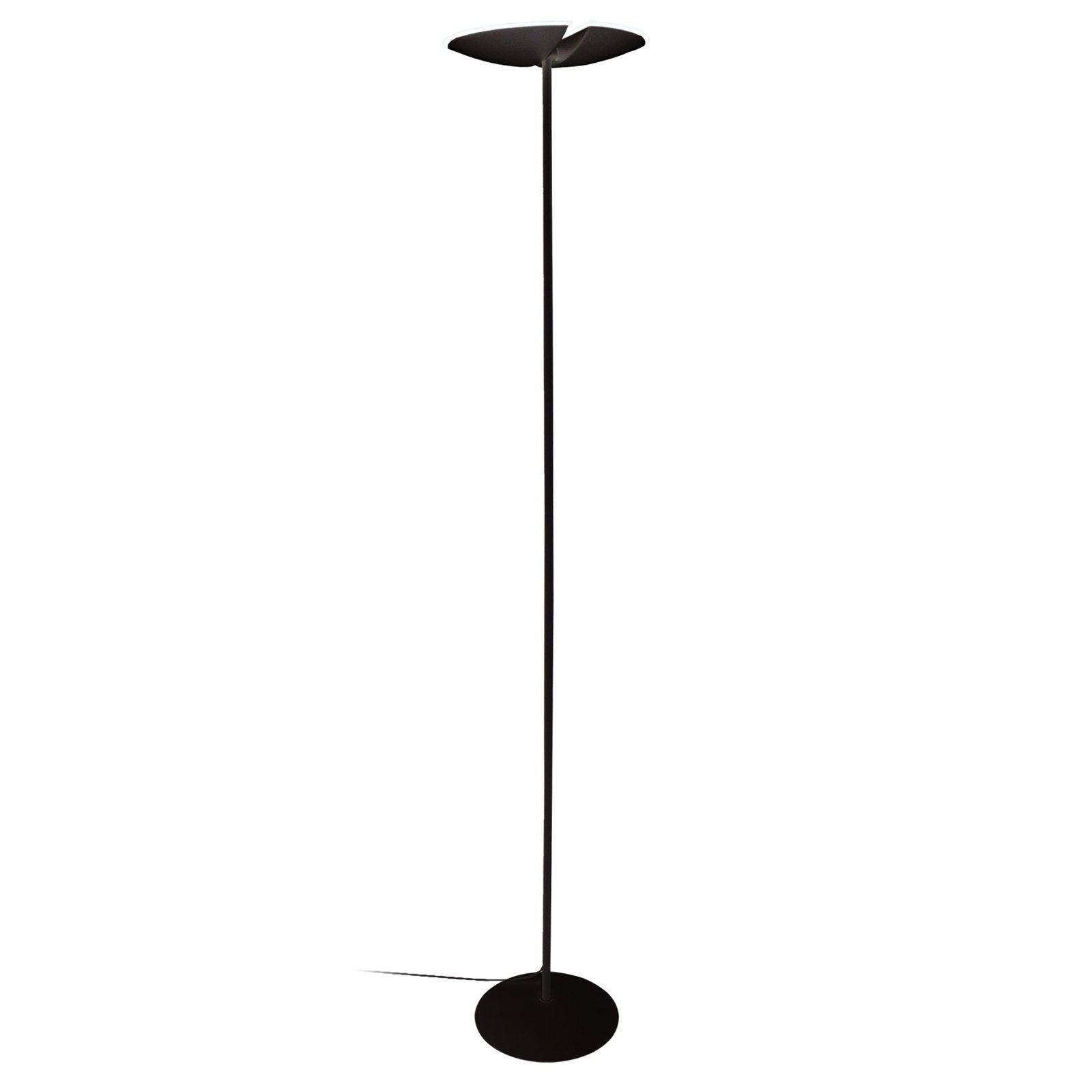 Kitel 79 LED uplighter with a divided lampshade