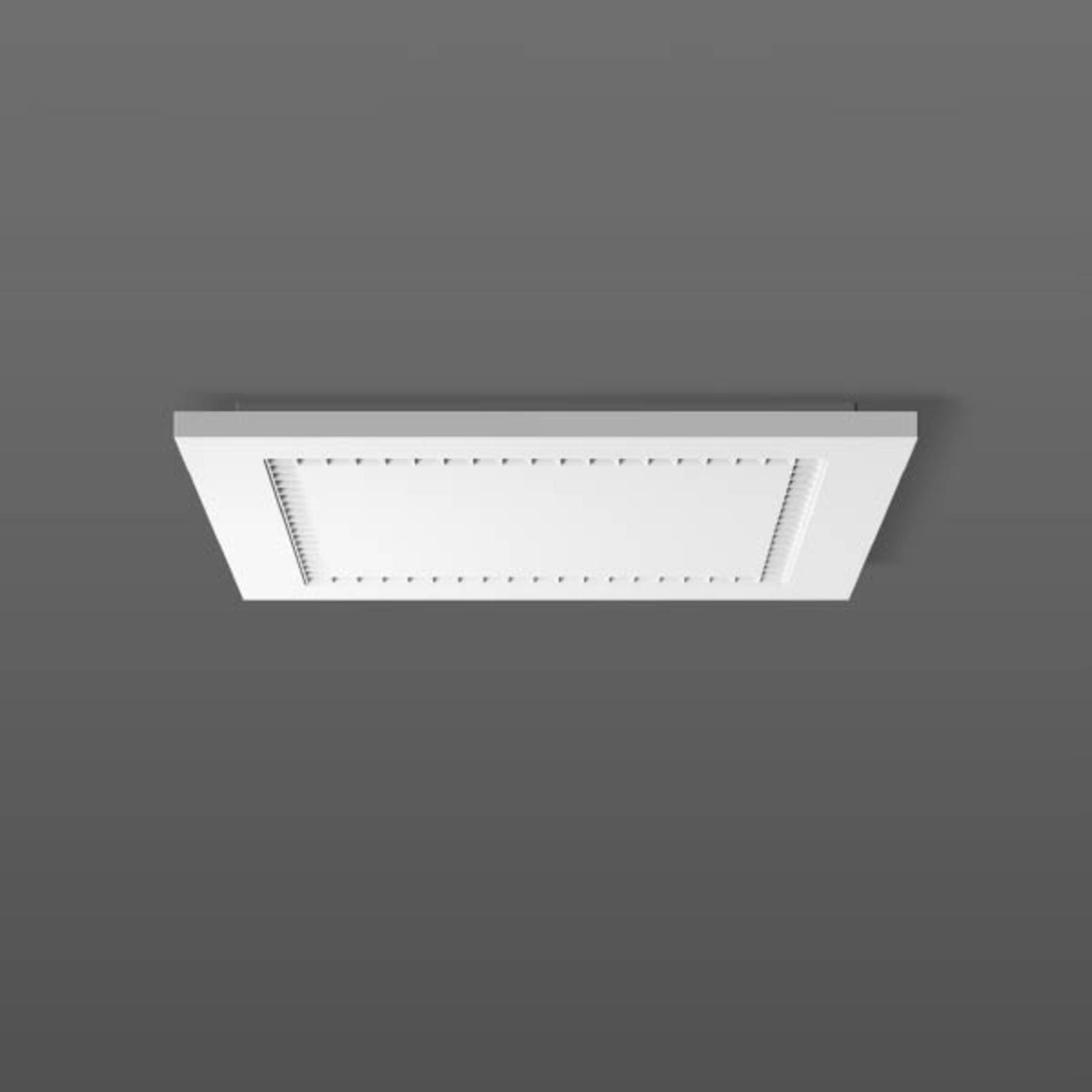 BEGA RZB Hemis Square LED-taklampa 40×40 cm 3 000 K