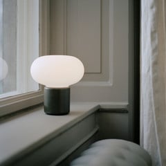 Nová dobíjacia lampa Works Karl-Johan, lesná zelená, IP65